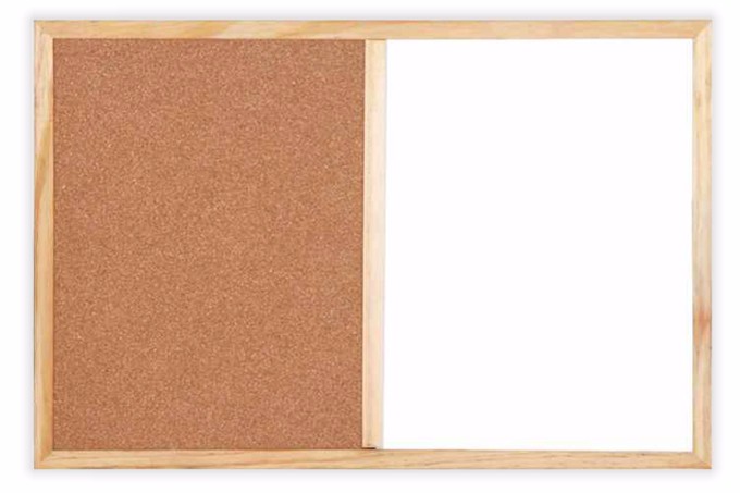 無磁白板-鬆木框組合板